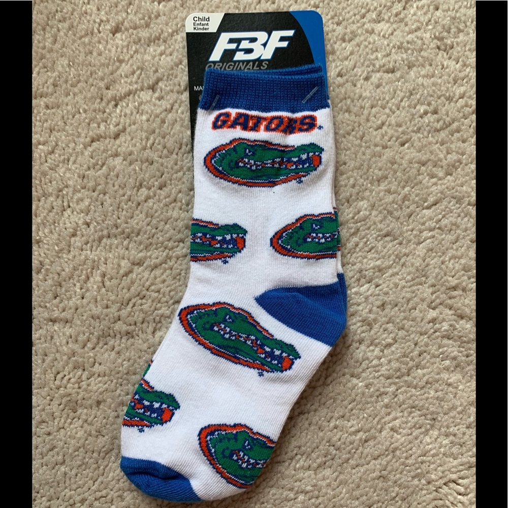 Brand New University of Florida Gators Socks KIDS